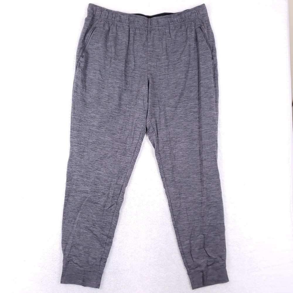 Glacier Performance Joggers Mens‎ XXL Grey Heathered Tech Stretch Athleisure Gym